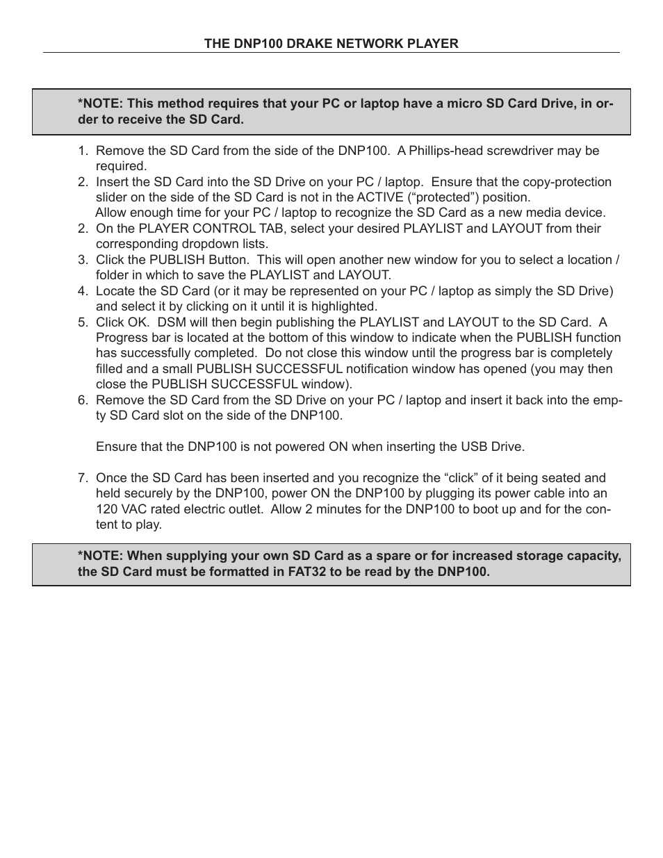 Drake DNP100 Network Media Player User Manual | Page 32 / 44