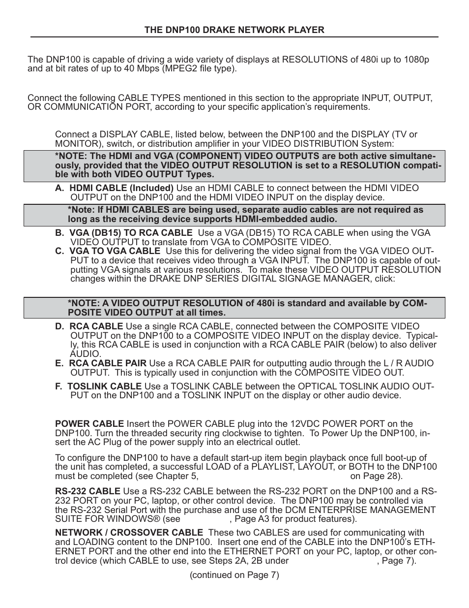 Drake DNP100 Network Media Player User Manual | Page 6 / 44