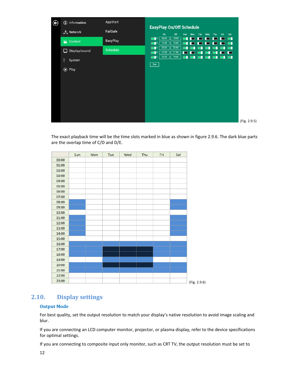 Dnp50 im v002 20140106 p14, Display settings | Drake DNP50/DNP50 AVW Network Media Player User Manual | Page 14 / 28