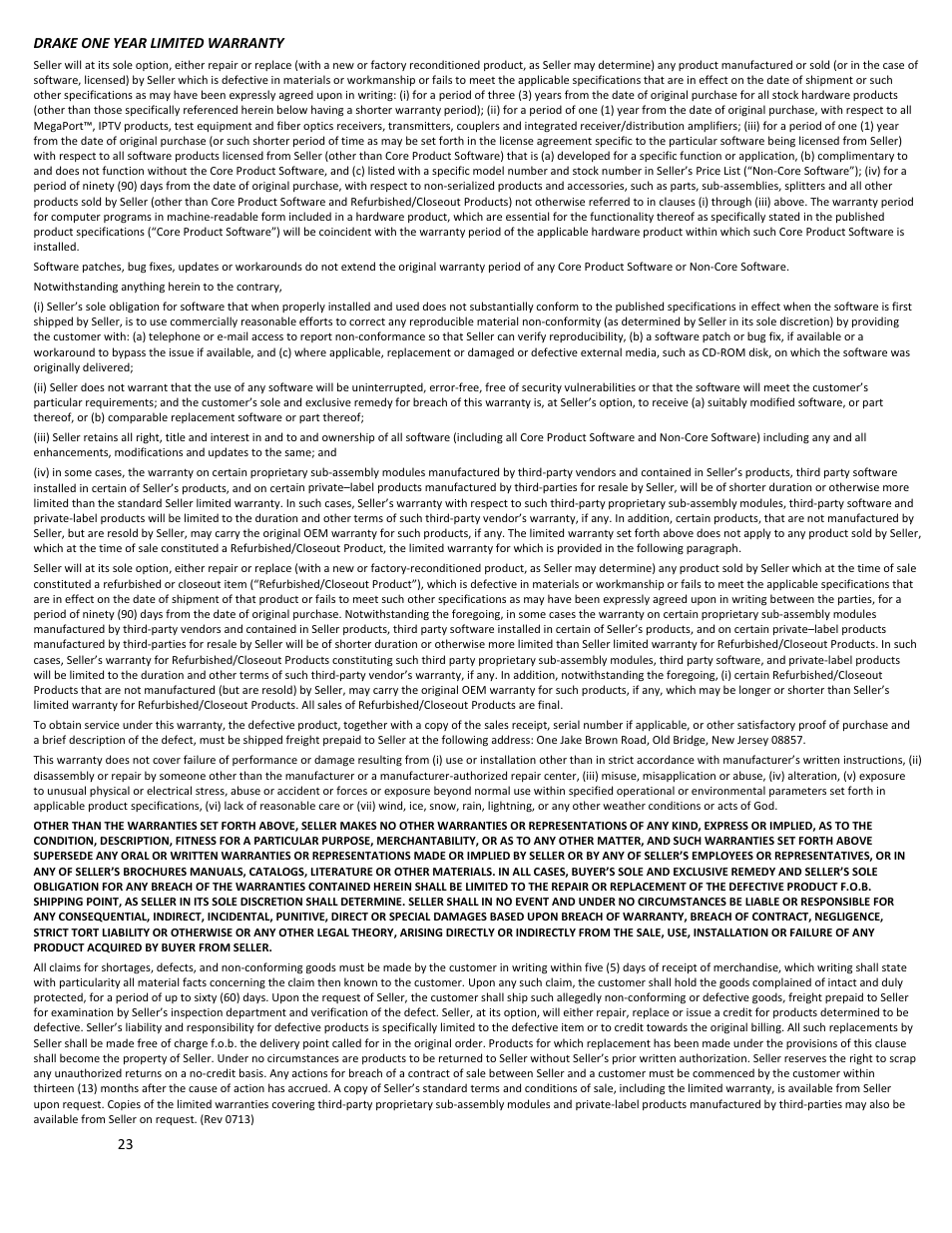 Dnp50 im v002 20140106 p25 | Drake DNP50/DNP50 AVW Network Media Player User Manual | Page 25 / 28