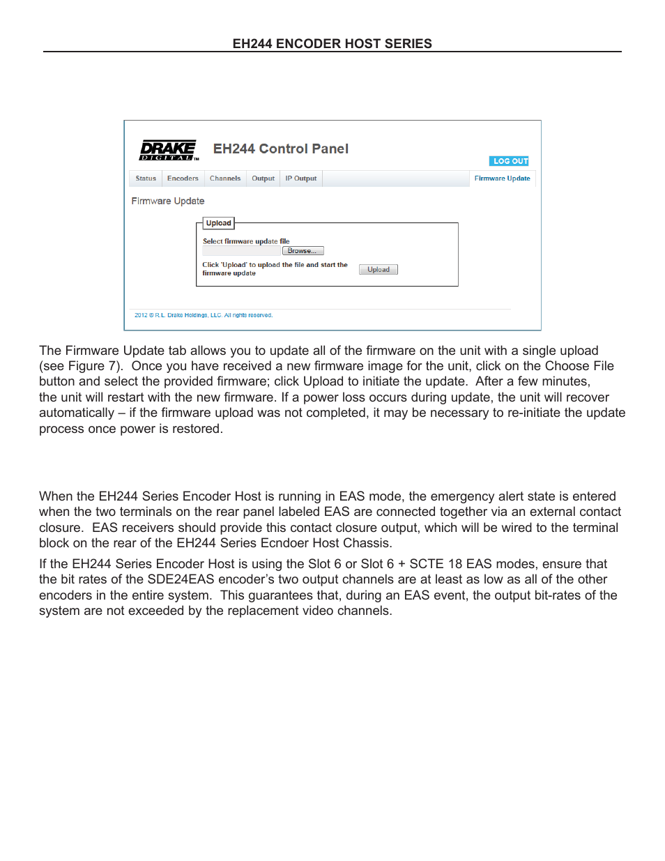 Drake EH244 SERIES User Manual | Page 16 / 20