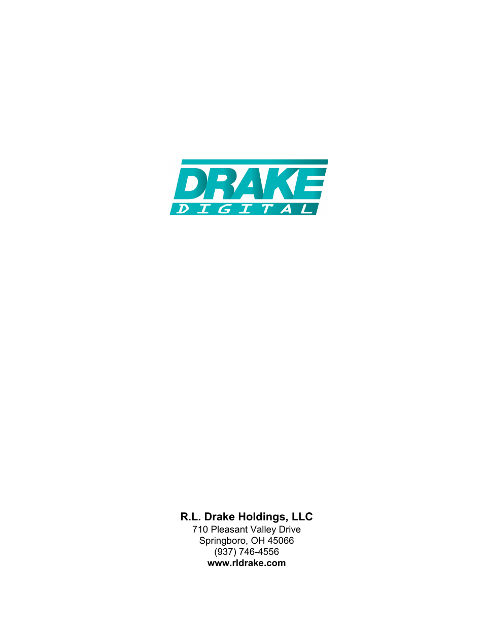 Drake EH244 SERIES User Manual | Page 20 / 20