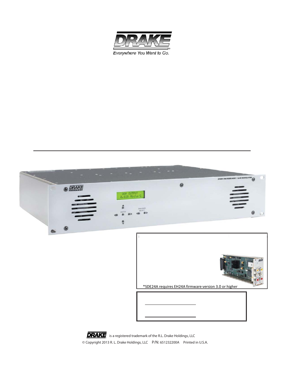 Drake EH24A/EH24A ASI User Manual | 26 pages