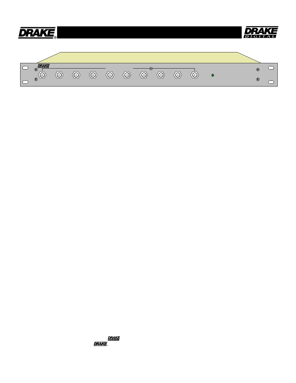 Drake LBS2250 L Band Splitter / Combiner User Manual | 4 pages