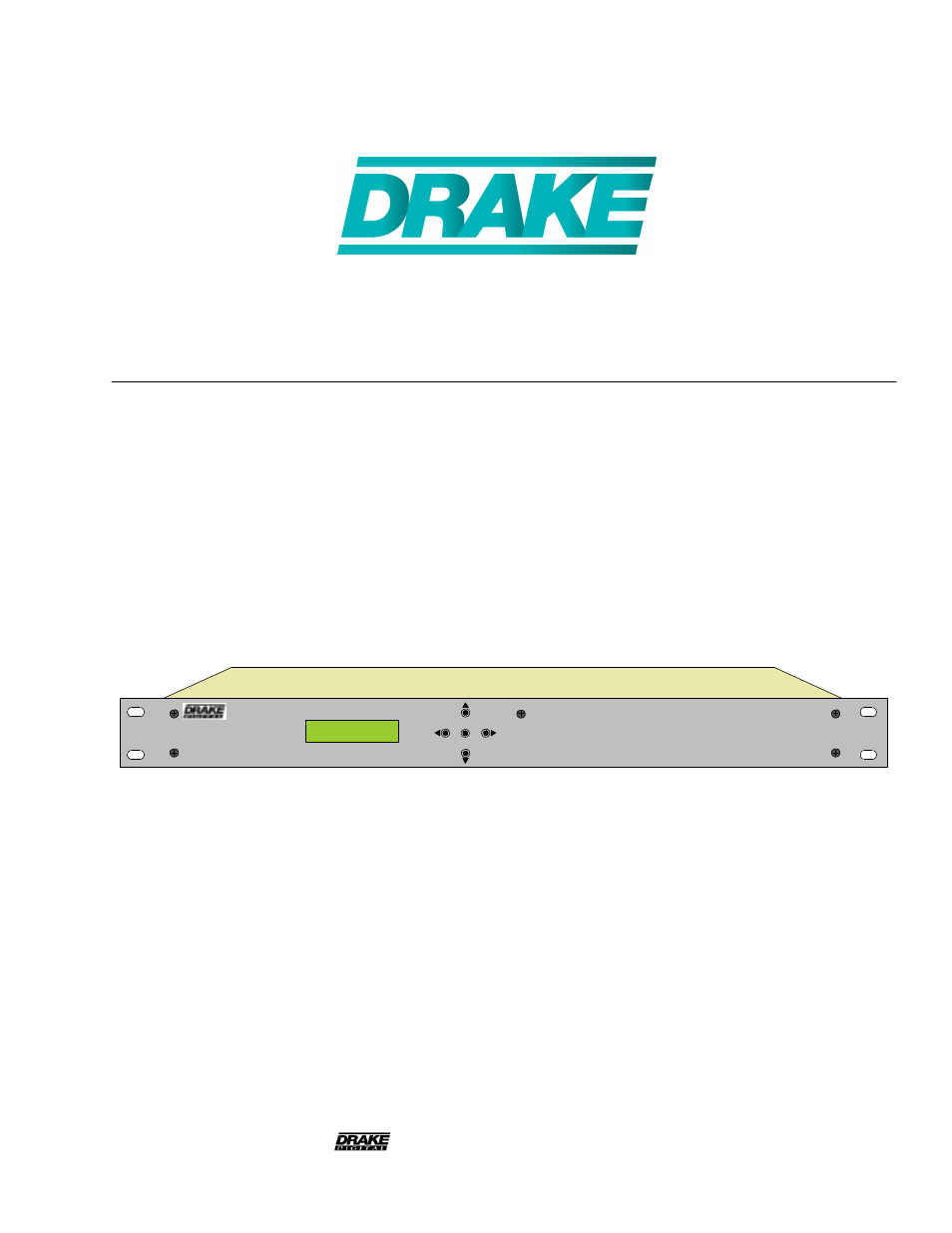 Drake OBM100 Data Modulator User Manual | 12 pages