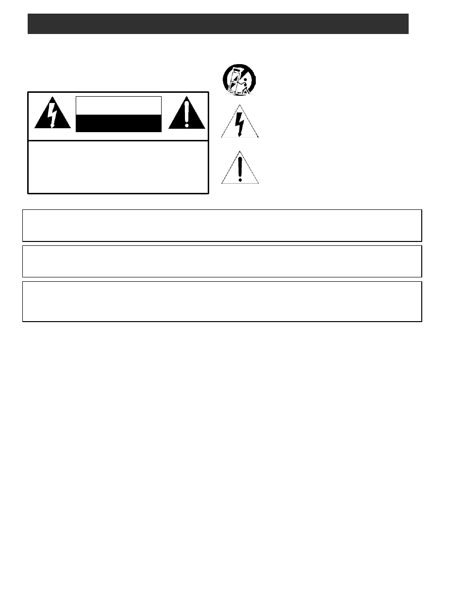 Caution statements, Caution | Drake OBM100 Data Modulator User Manual | Page 2 / 12