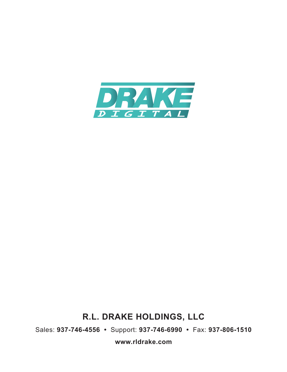 R.l. drake holdings, llc | Drake PEG-NE24 Encoder User Manual | Page 24 / 24