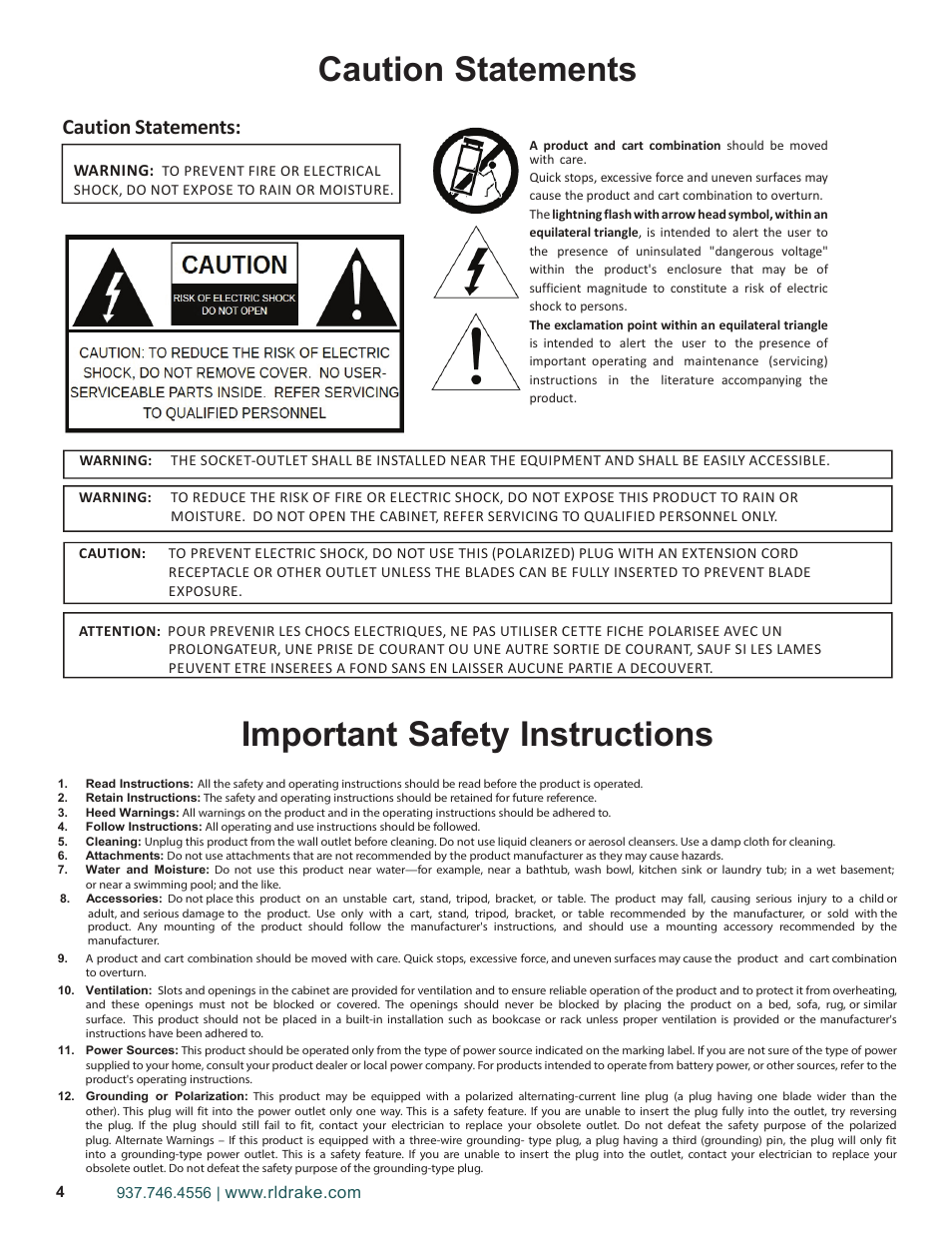 Drake PEG-NE24 Encoder User Manual | Page 4 / 24