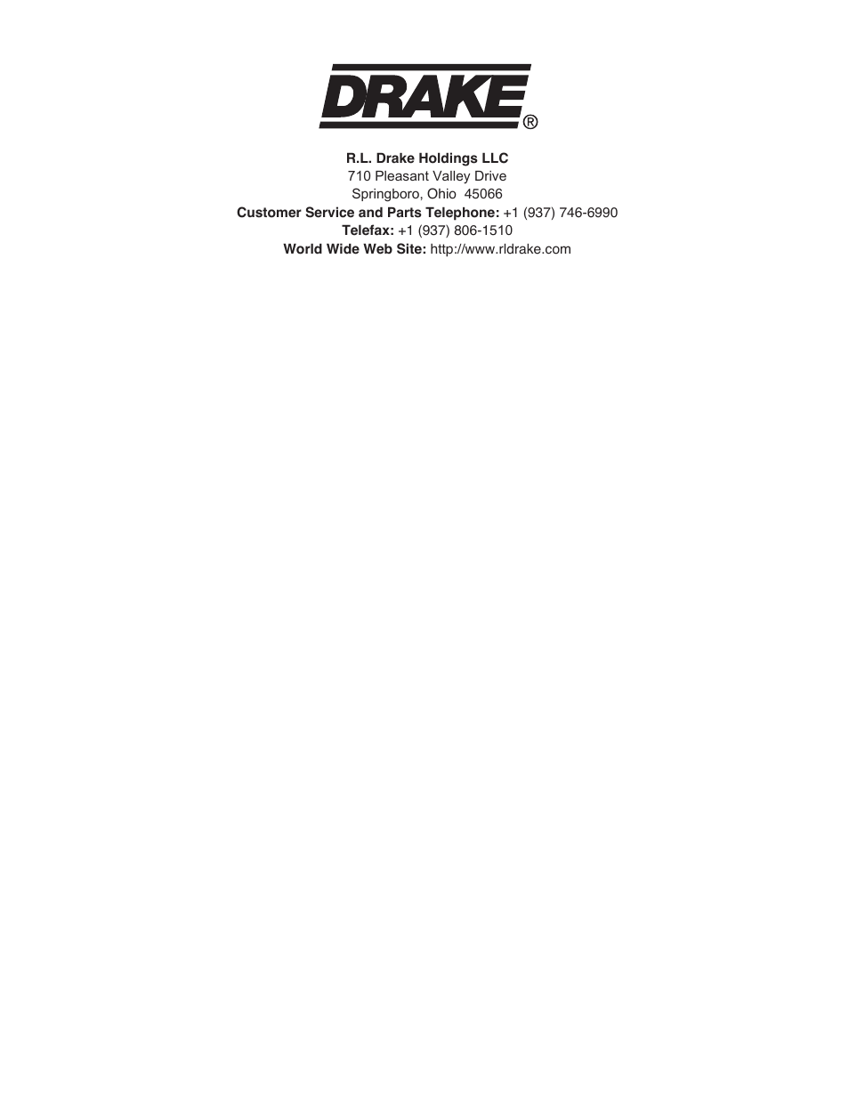 Drake VM2860A Agile Modulator – 860 MHz User Manual | Page 12 / 12