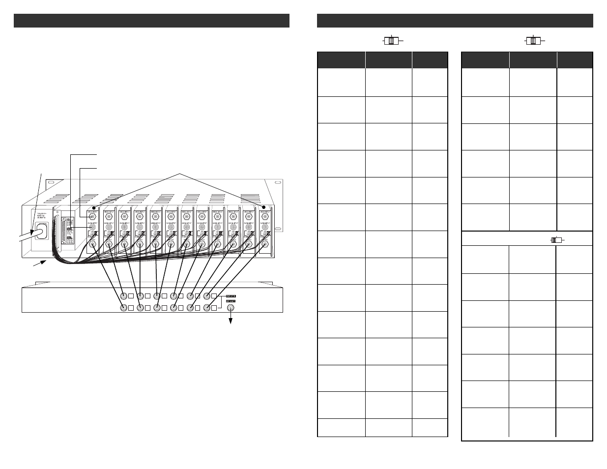 Catv channel output frequencies 5 4, Installation | Drake VMM860AG Agile Modulator User Manual | Page 4 / 4