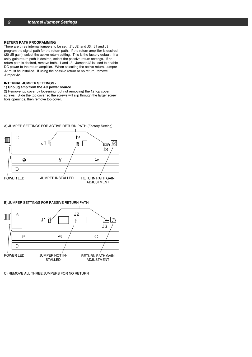 Drake DA Series Distribution Amplifiers User Manual | Page 2 / 5