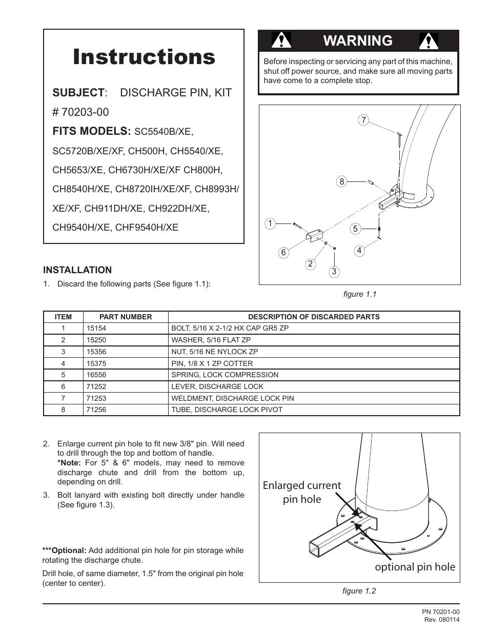 Echo Bear Cat CHF9540HXE User Manual | 2 pages