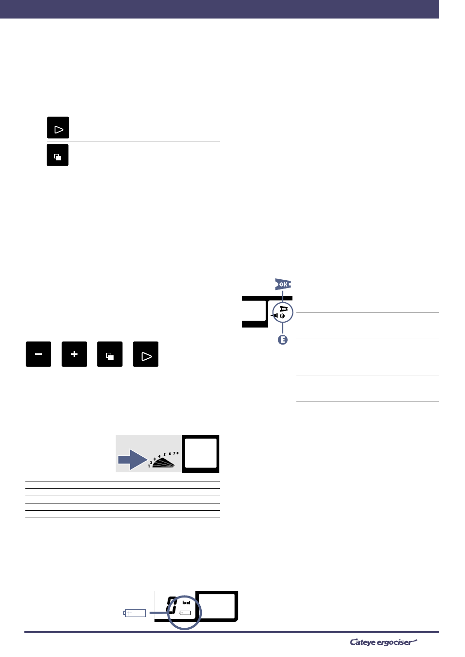 Useful functions, Automatic power off, Handling of the pulse (earlobe) sensor | Upper pulse limit alarm, Turning the power on, Function of buttons, Function of the workload shift lever, Replacing the batteries | CatEye EC-8OOOU User Manual | Page 9 / 12