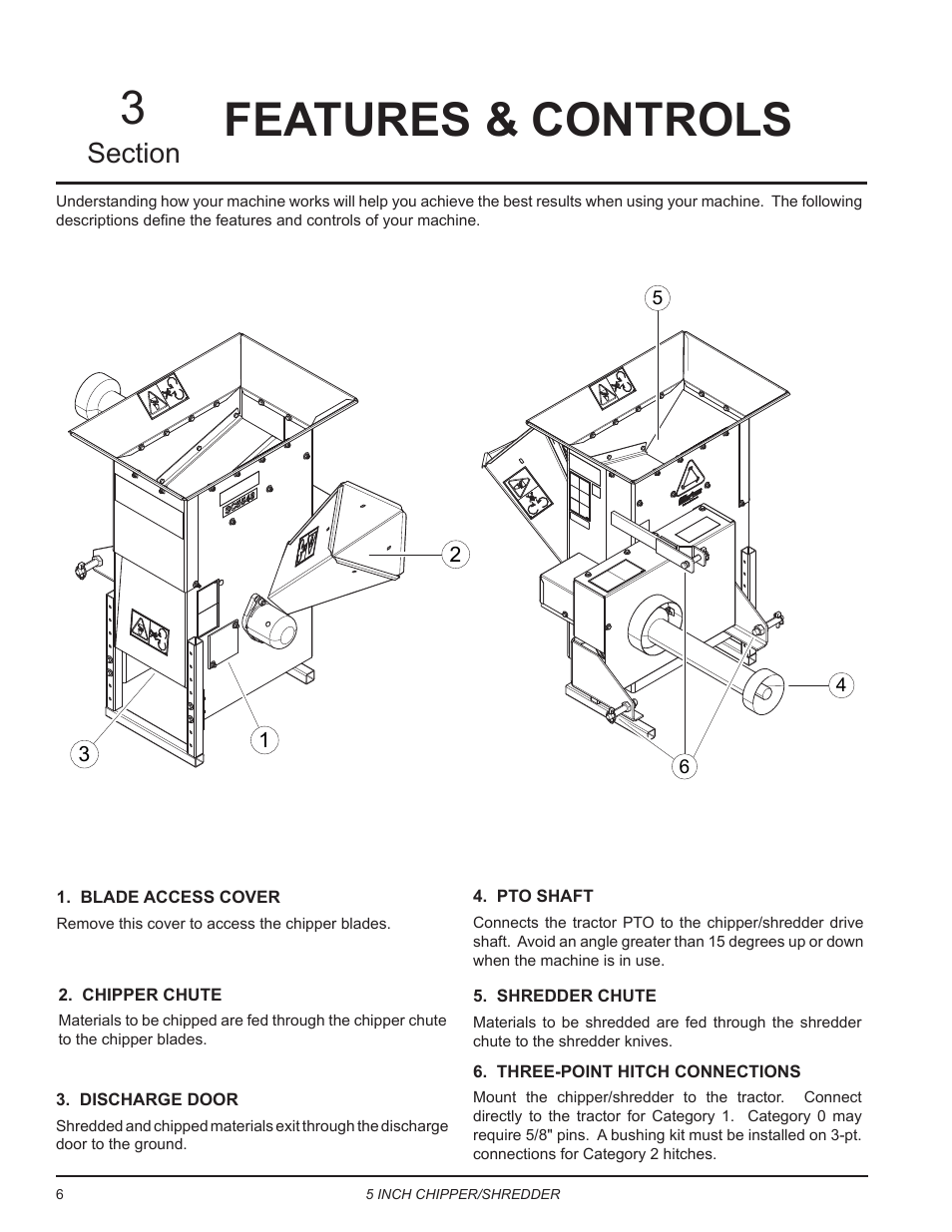 Features & controls, Features & controls 3 | Echo Bear Cat SC5540B User Manual | Page 10 / 24