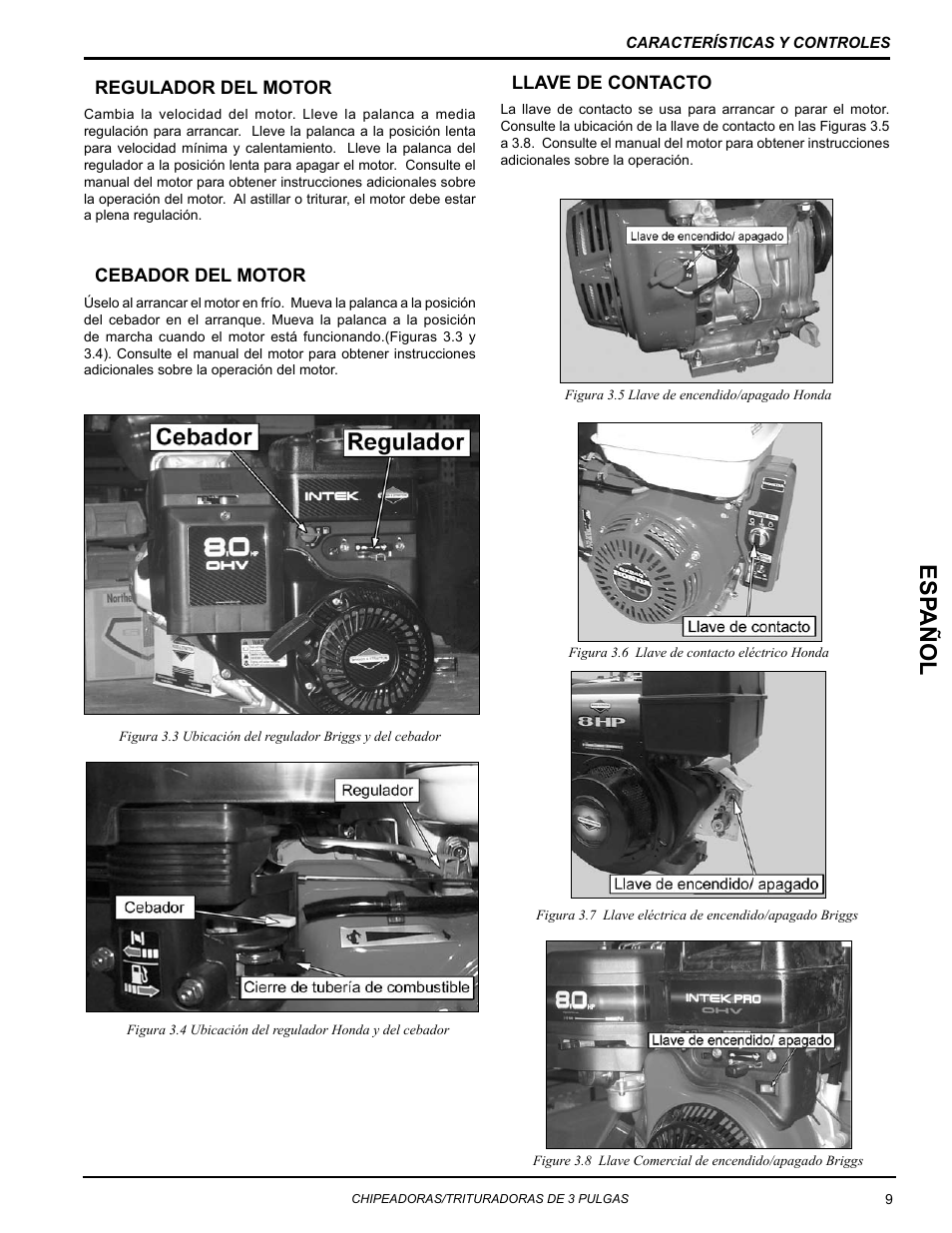 Esp añol | Echo Bear Cat SC3270T User Manual | Page 13 / 47