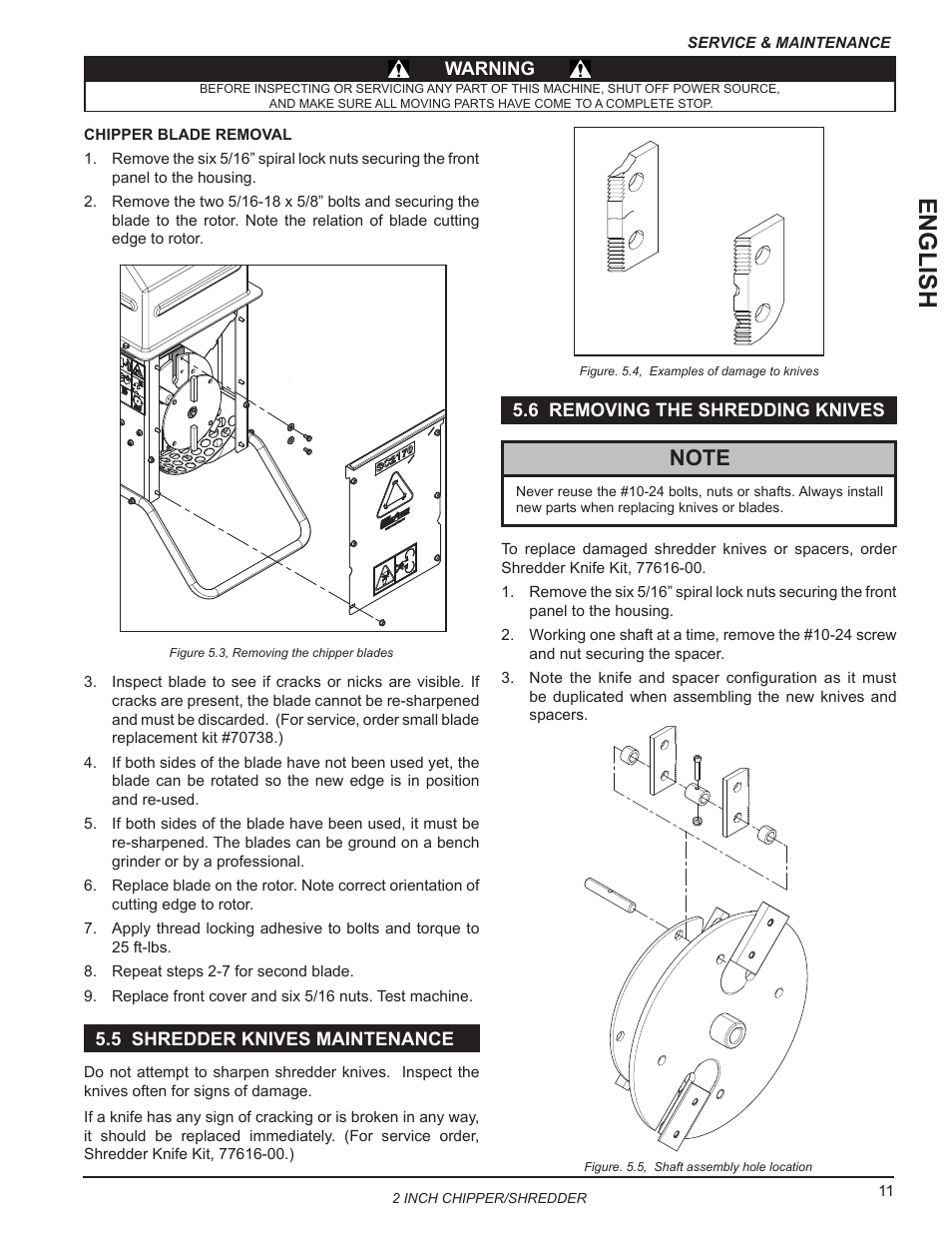 English | Echo Bear Cat SC2170 User Manual | Page 15 / 21