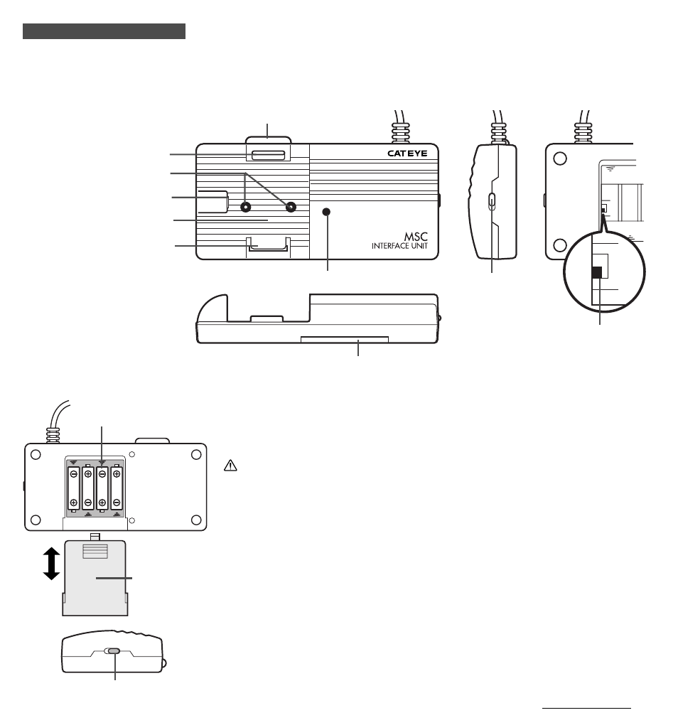 Downloading data, Names, Battery installation | 29 downloading data, Names battery installation, E-train data | CatEye MSC Download Kit User Manual | Page 29 / 37