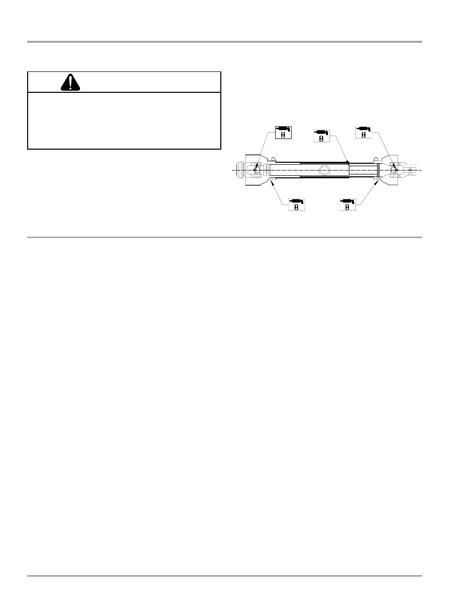 Warning, Service & maintenance, Pto driveline lubrication | Echo Bear Cat 73554 User Manual | Page 29 / 41