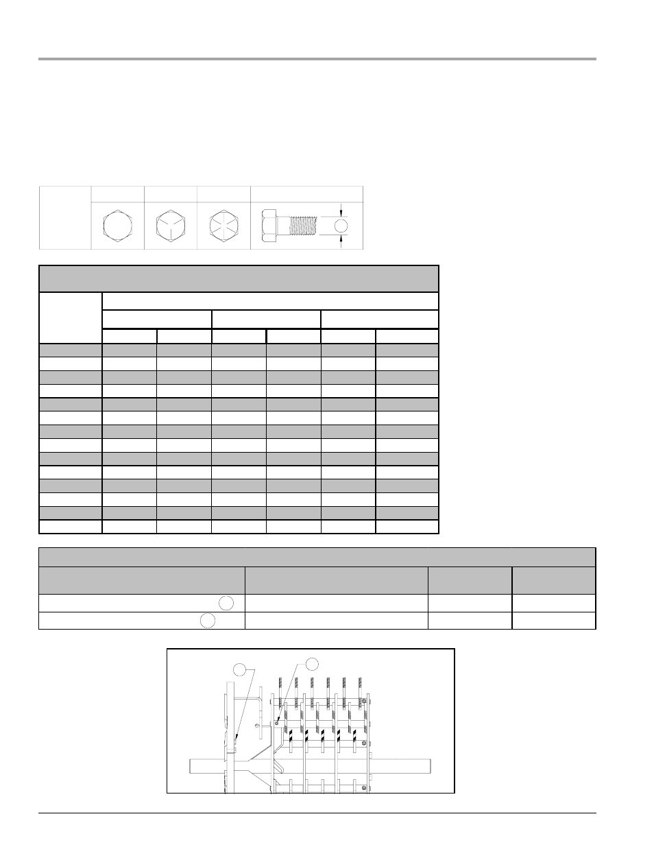 Specifications, Bolt torque requirements | Echo Bear Cat 73554 User Manual | Page 39 / 41