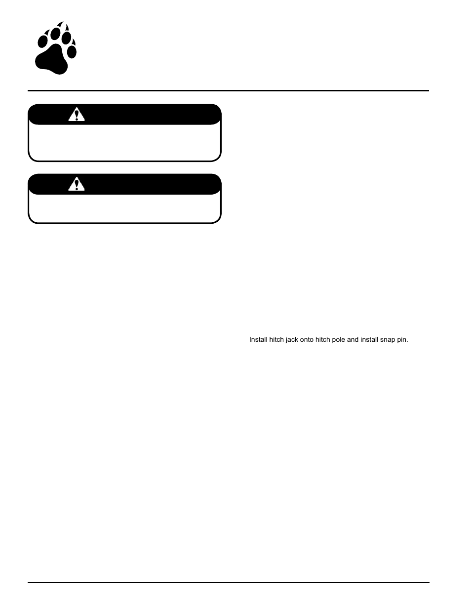 2assembly, Warning, Important | Echo Bear Cat 70580 v.1 User Manual | Page 12 / 86