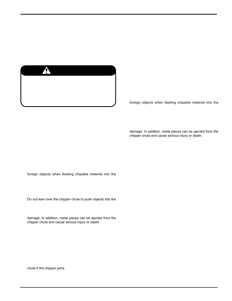 Warning, 3 stopping the chipper/shredder, 4 chipping guide | 5 shredding guide | Echo Bear Cat 70580 v.1 User Manual | Page 17 / 86