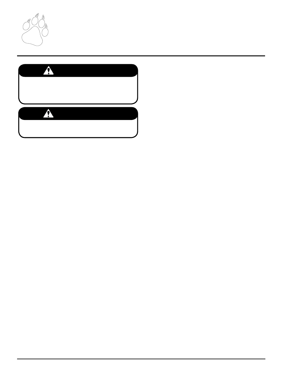 2montaje, Sección, Advertencia | Importante | Echo Bear Cat 70580 v.1 User Manual | Page 40 / 86