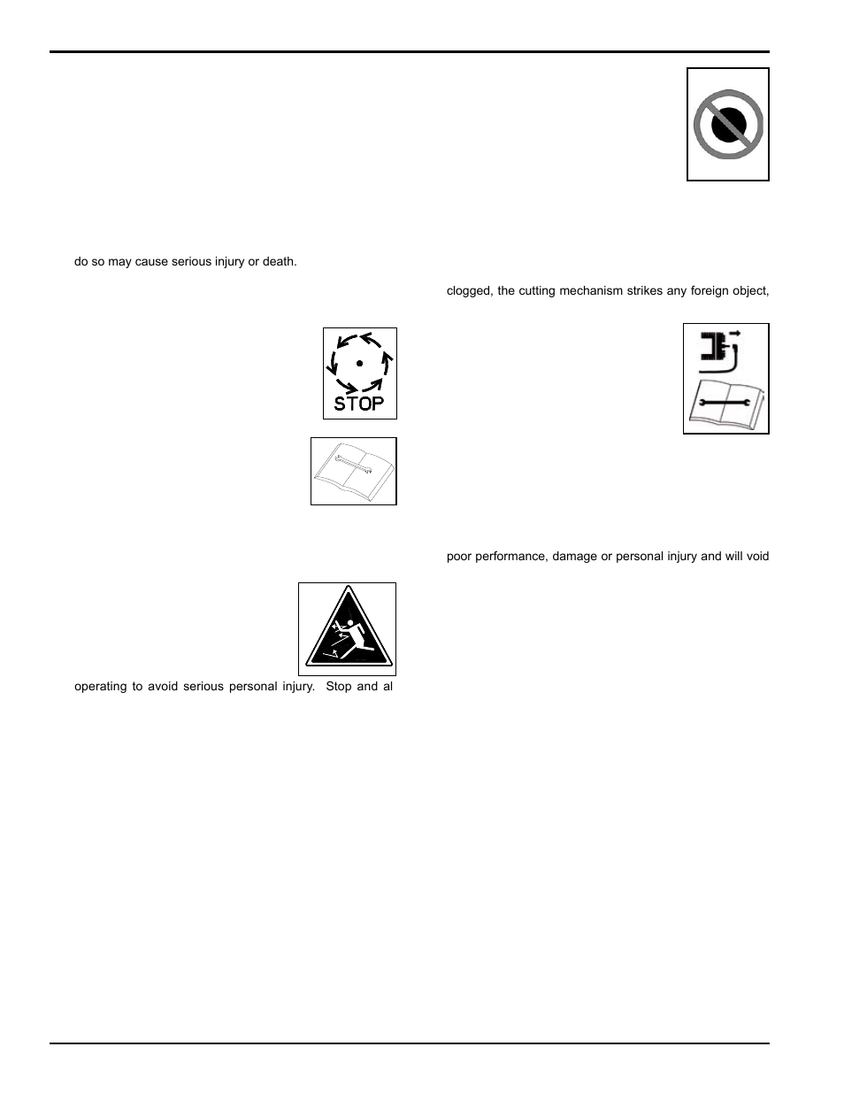 4 operation safety | Echo Bear Cat 70580 v.1 User Manual | Page 6 / 86