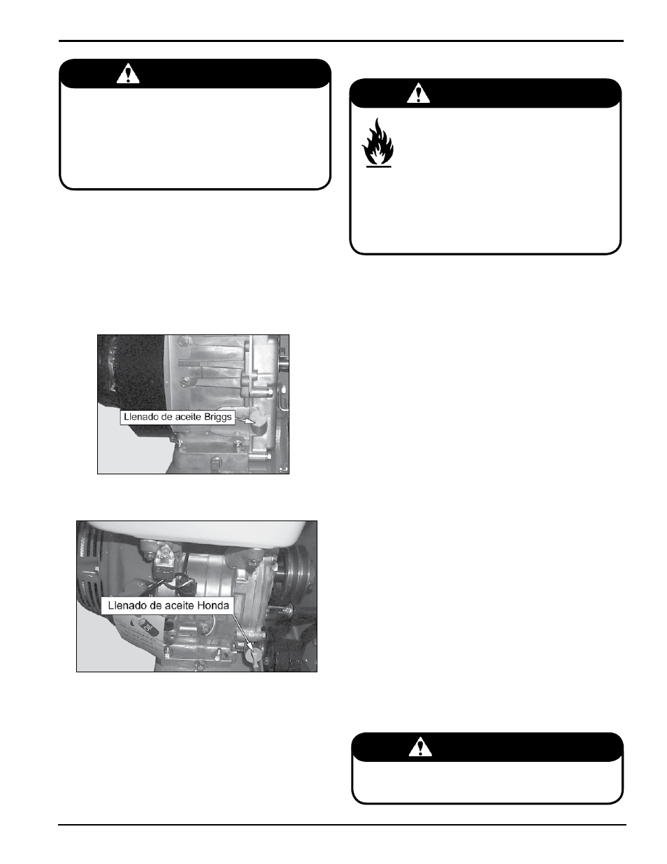 Avertissement, Danger important, 8 remplissage du réservoir | Echo Bear Cat 70580 v.1 User Manual | Page 69 / 86