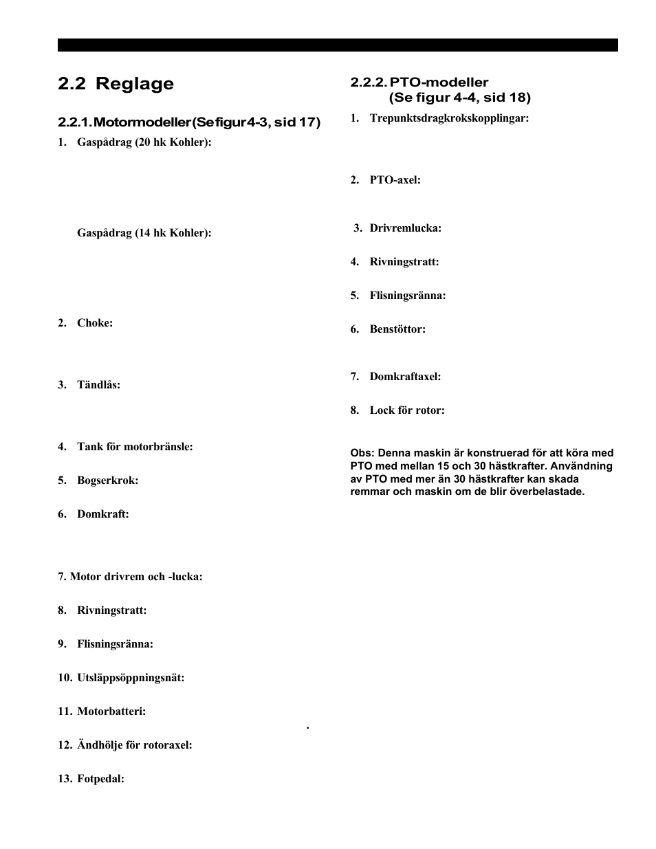 2 reglage | Echo Bear Cat 70554S User Manual | Page 110 / 125