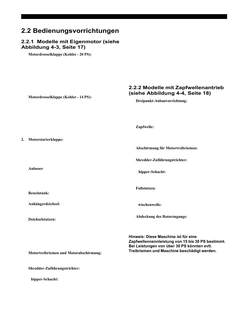 2 bedienungsvorrichtungen | Echo Bear Cat 70554S User Manual | Page 50 / 125