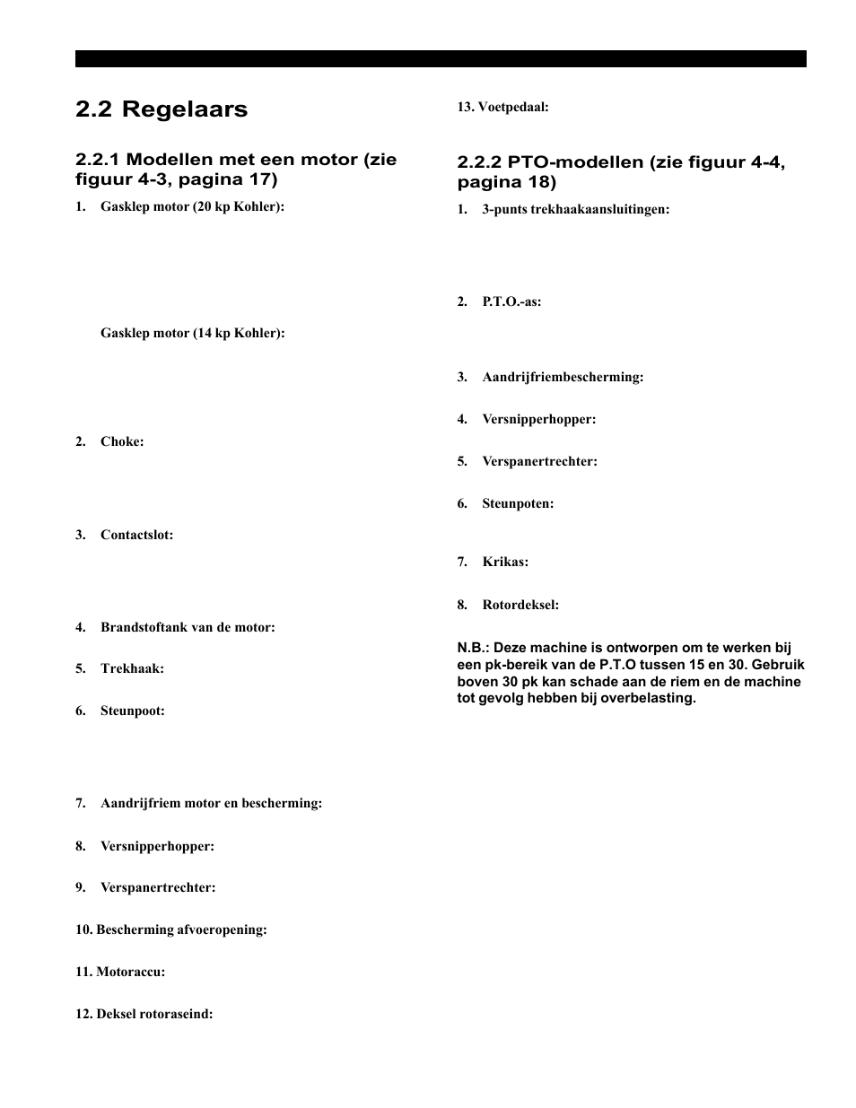 2 regelaars | Echo Bear Cat 70554S User Manual | Page 70 / 125