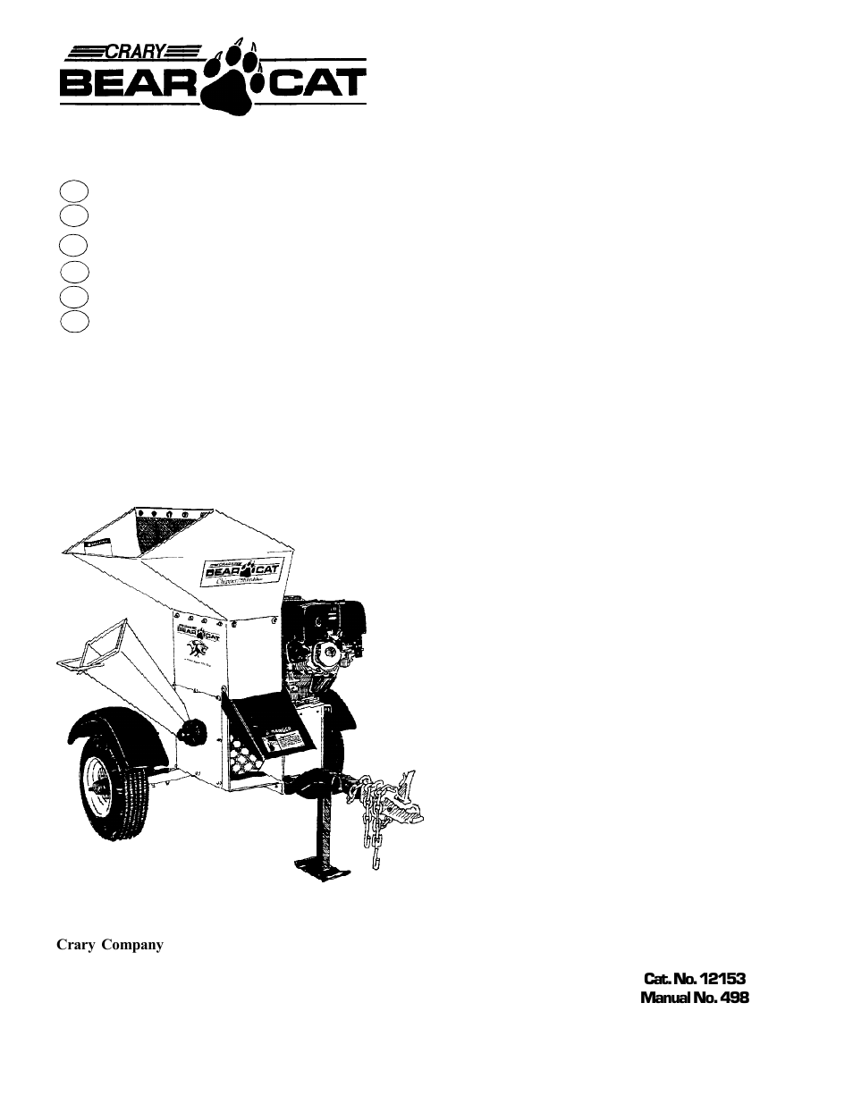 Echo Bear Cat 70580S User Manual | 103 pages