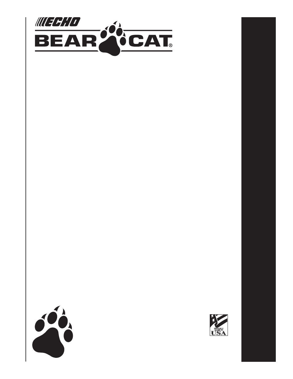 Echo Bear Cat LS27270T User Manual | 24 pages