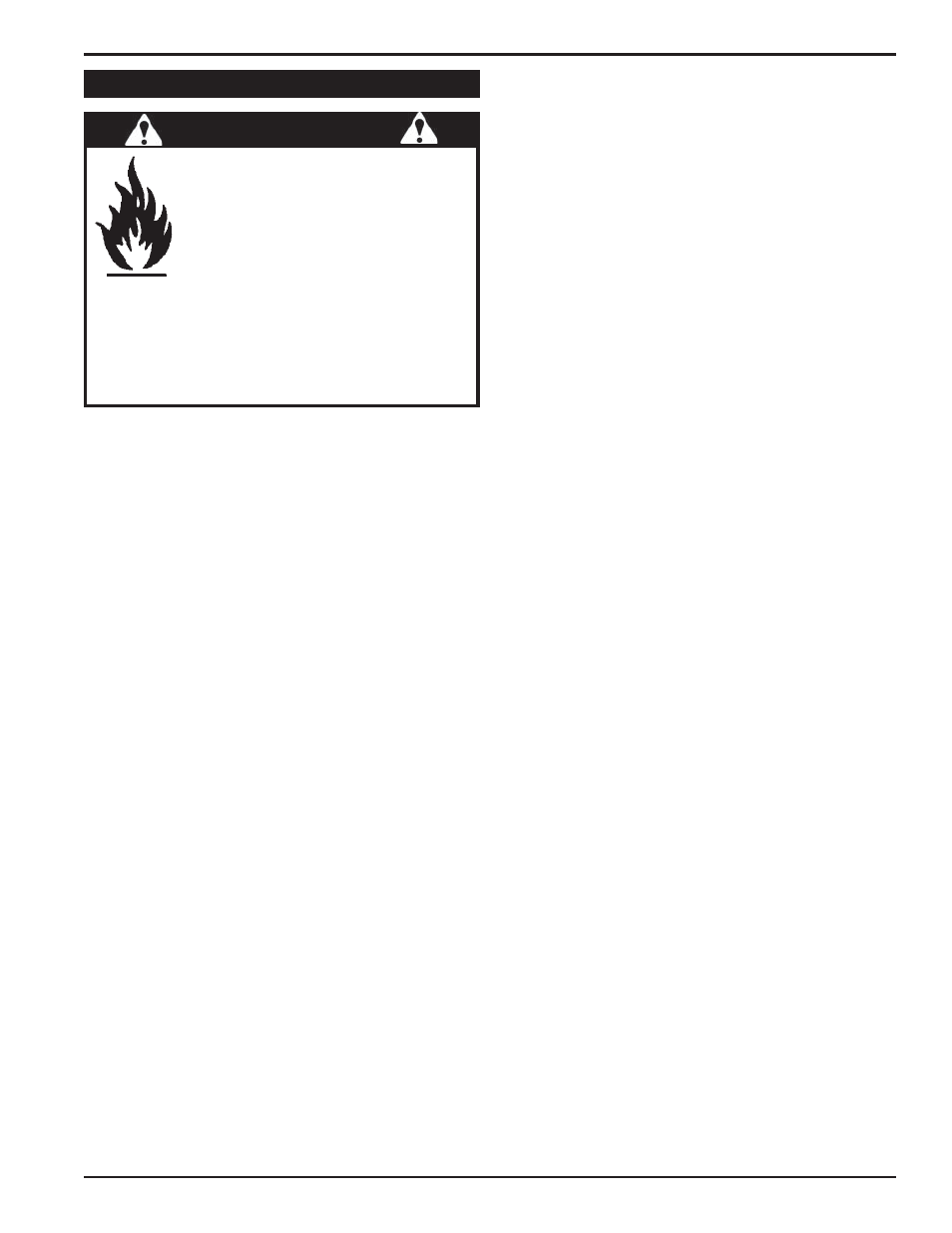 Warning | Echo Bear Cat LS27270T User Manual | Page 11 / 24