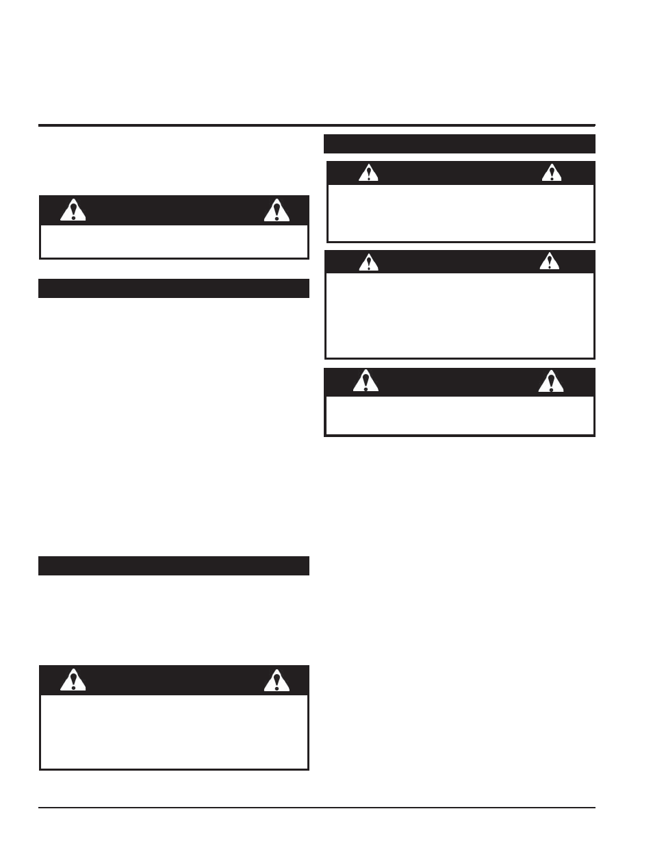 Operation, Warning, Caution | Echo Bear Cat LS27270T User Manual | Page 14 / 24