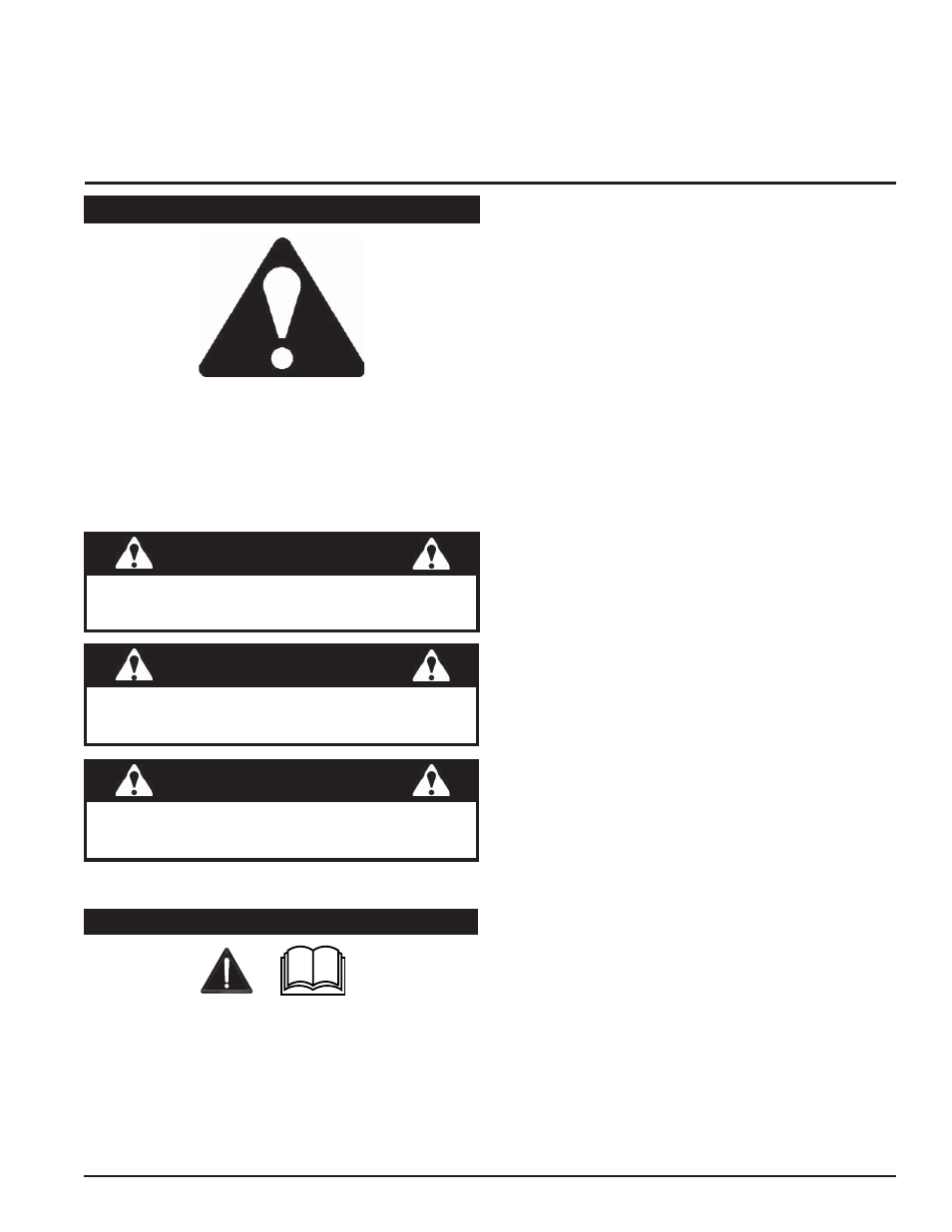 Safety, Danger, Warning | Caution | Echo Bear Cat LS27270T User Manual | Page 5 / 24