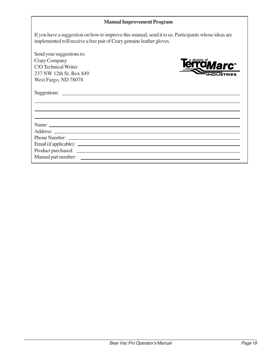 Echo Bear Cat 75111 User Manual | Page 25 / 27