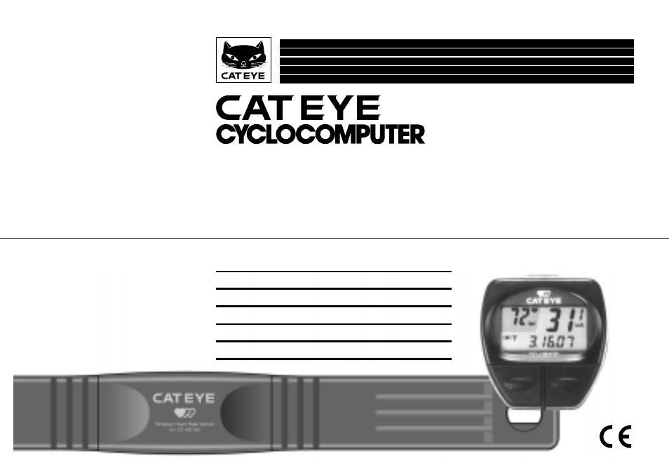 CatEye CC-HB1OO User Manual | 19 pages