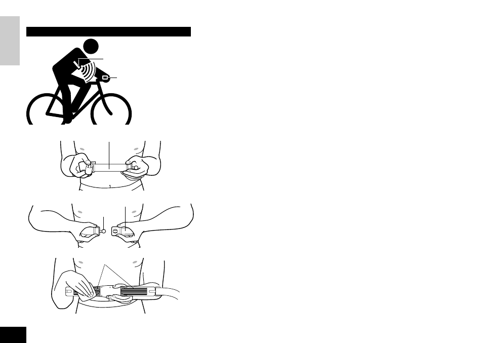 How to use as a heart rate monitor | CatEye CC-HB1OO User Manual | Page 10 / 19