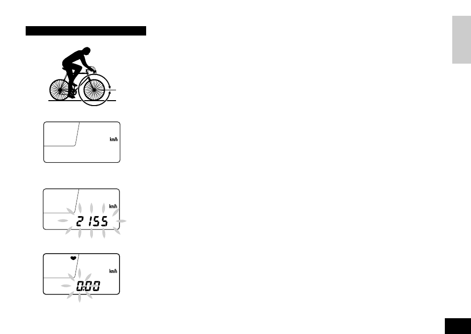 How to use as a cyclocomputer | CatEye CC-HB1OO User Manual | Page 7 / 19