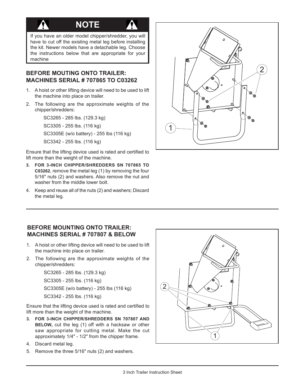 Echo Bear Cat 77353-00 User Manual | Page 5 / 8