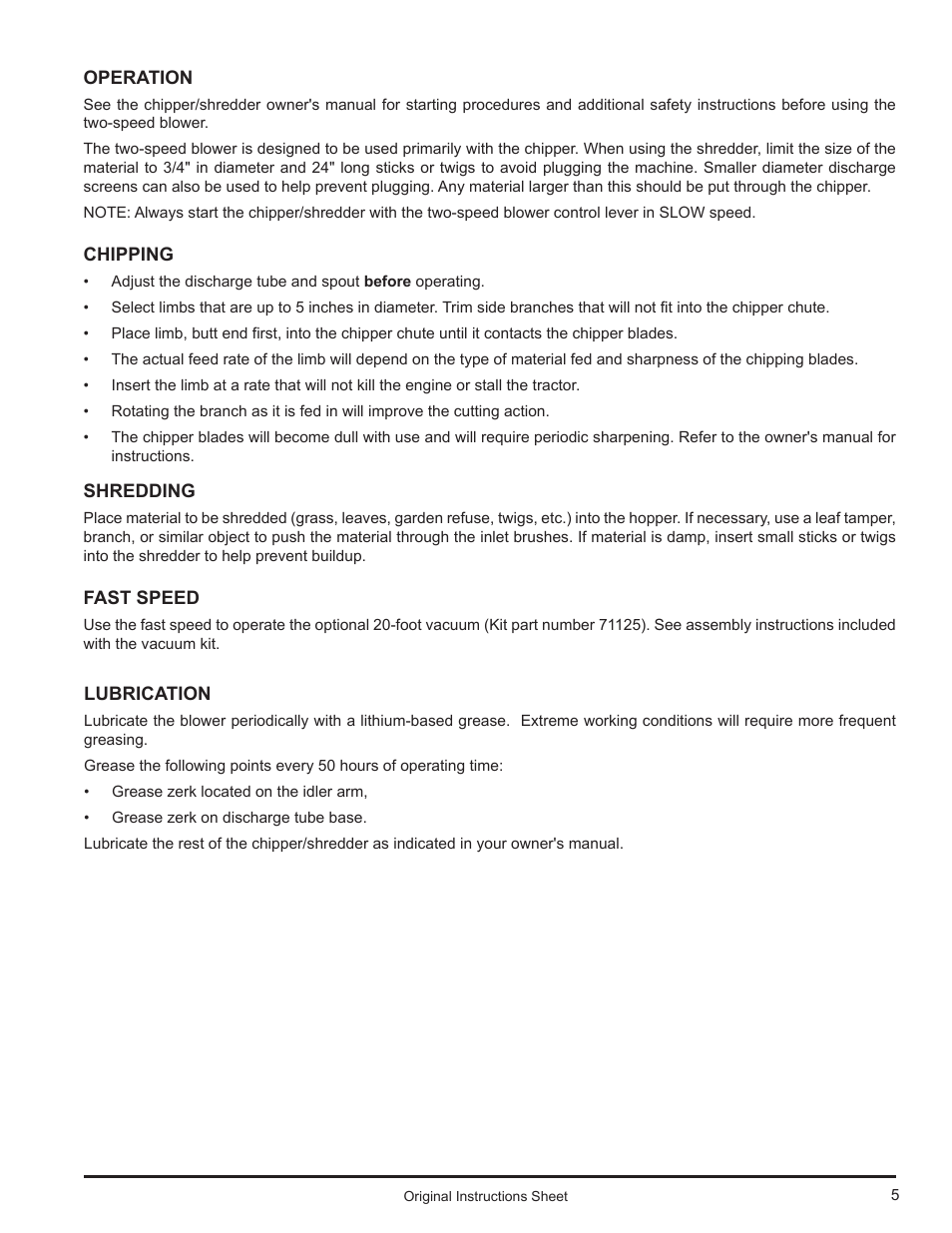 Echo Bear Cat 71110 User Manual | Page 5 / 16