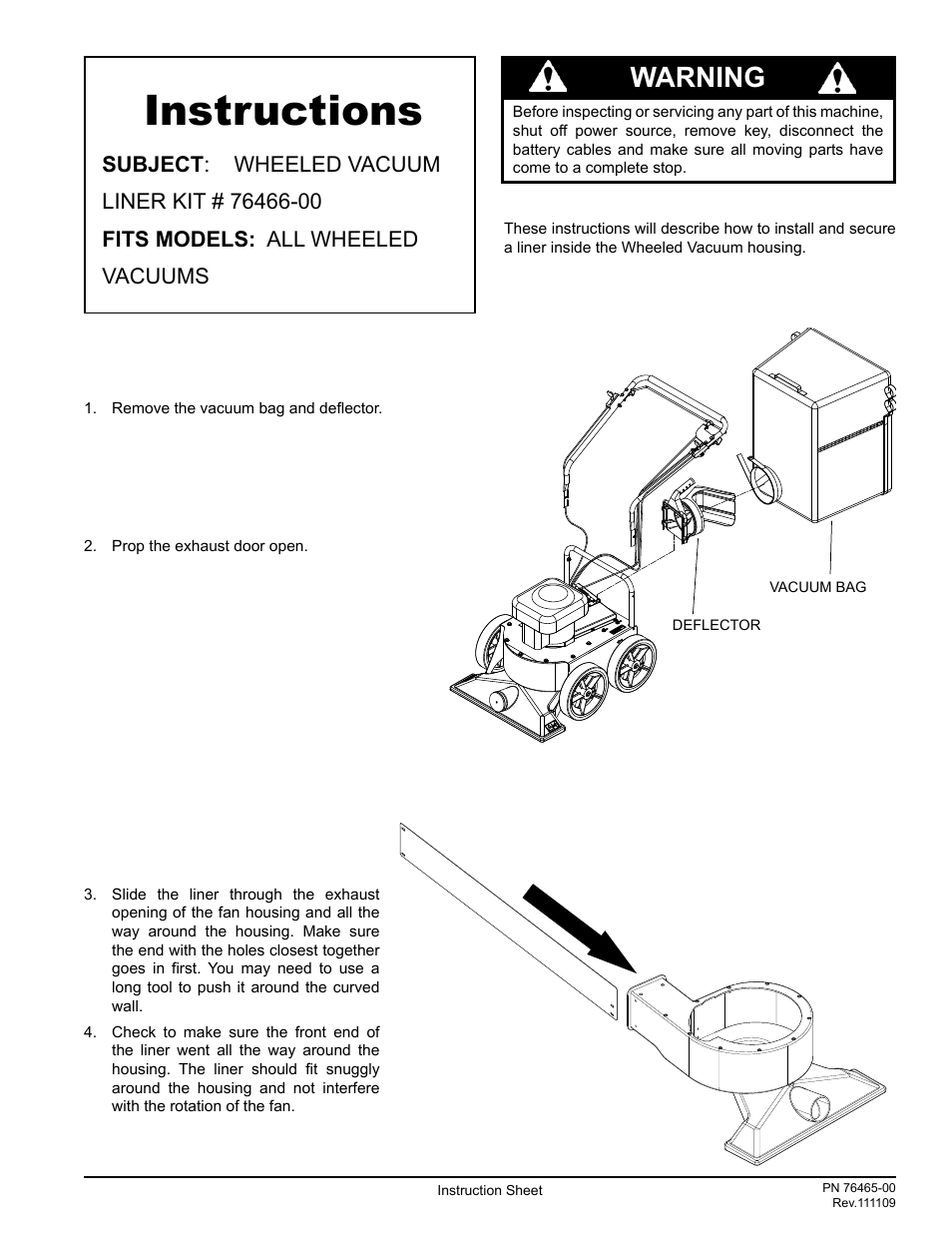 Echo Bear Cat 76466-00 User Manual | 2 pages