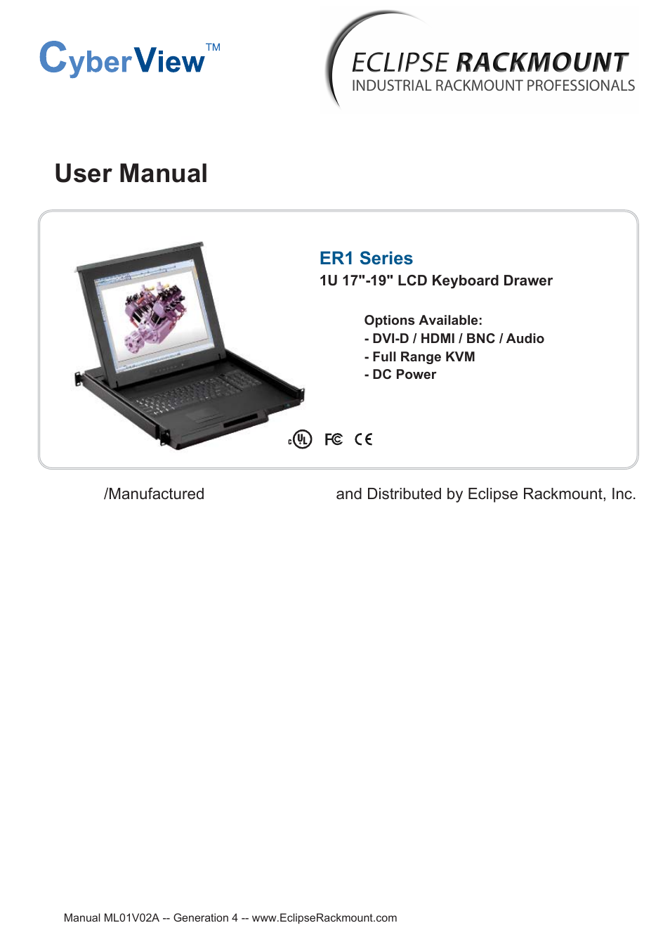 Eclipse Rackmount ER1 Series User Manual | 19 pages