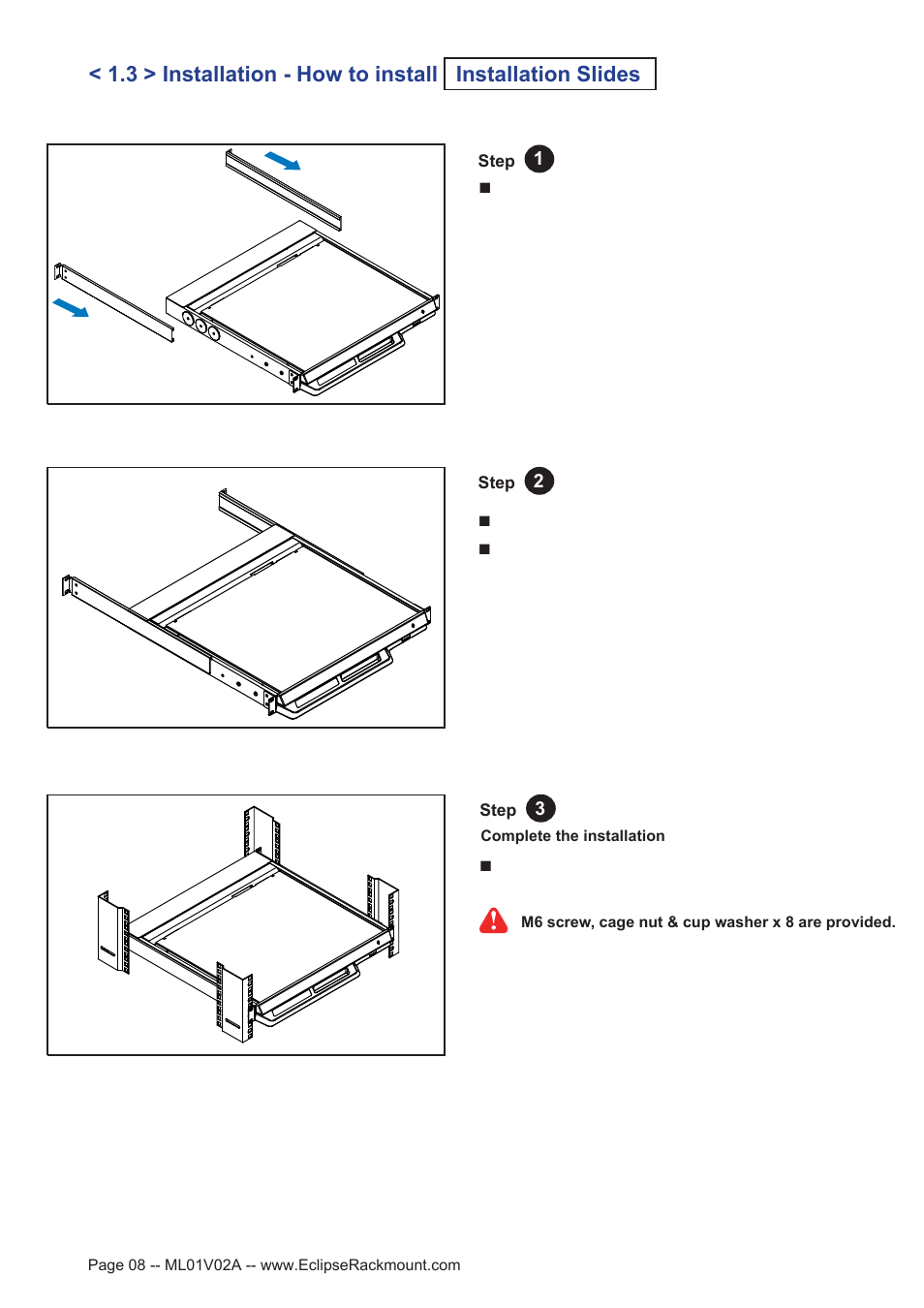 Eclipse Rackmount ER1 Series User Manual | Page 8 / 19