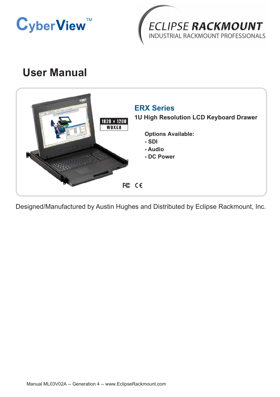 Eclipse Rackmount ERX Series User Manual | 24 pages