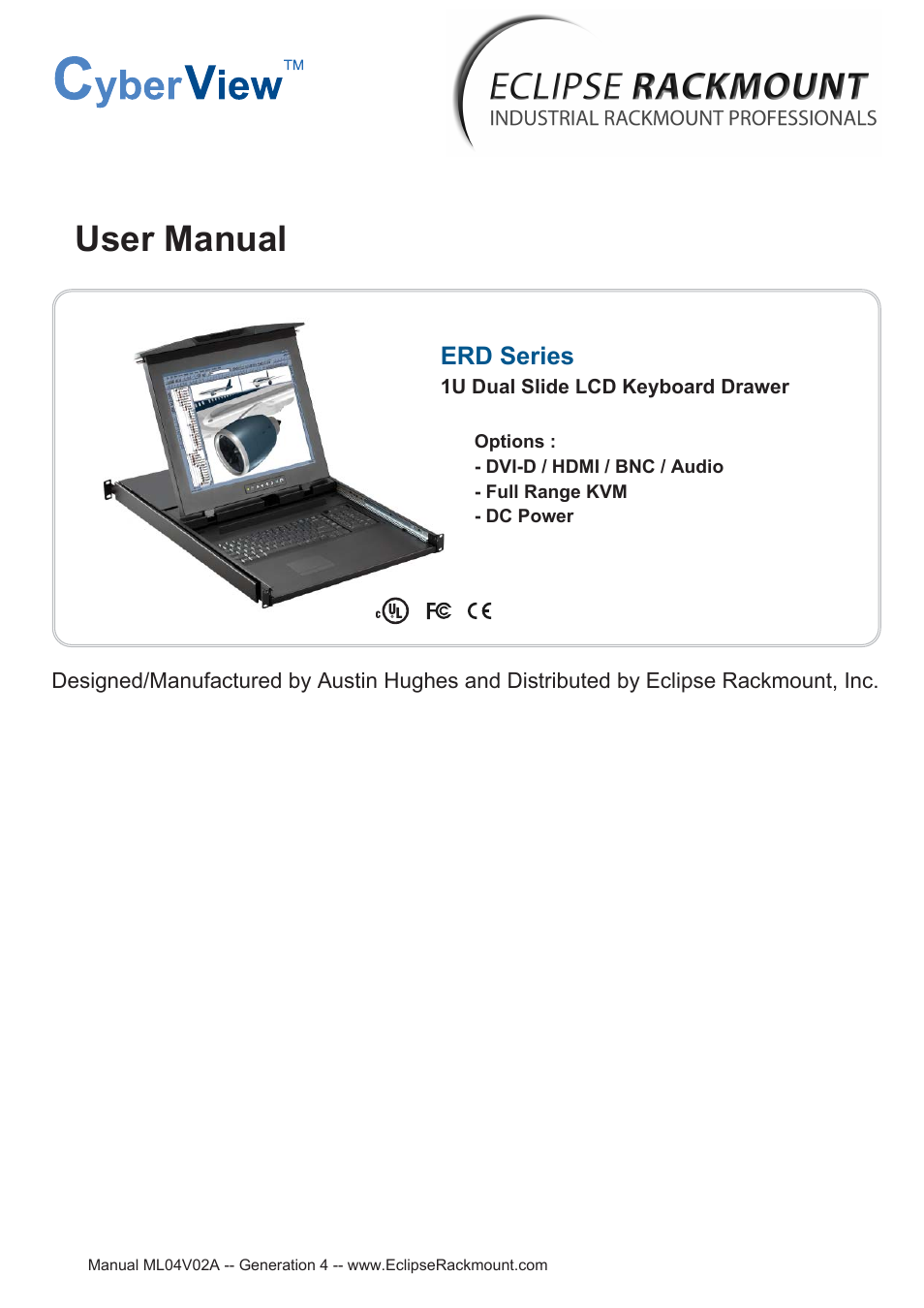 Eclipse Rackmount ERD Series User Manual | 18 pages