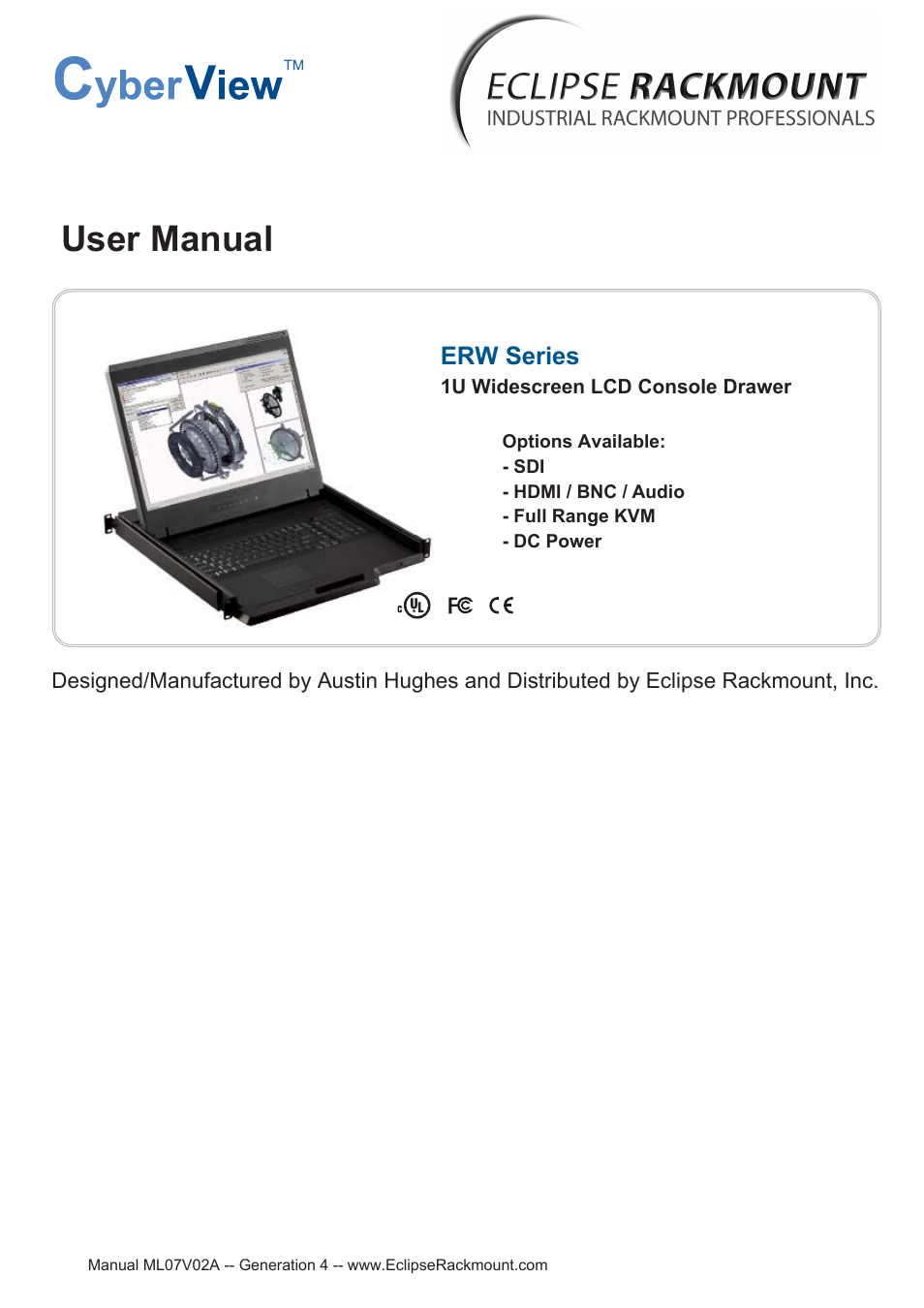 Eclipse Rackmount ERW Series User Manual | 21 pages