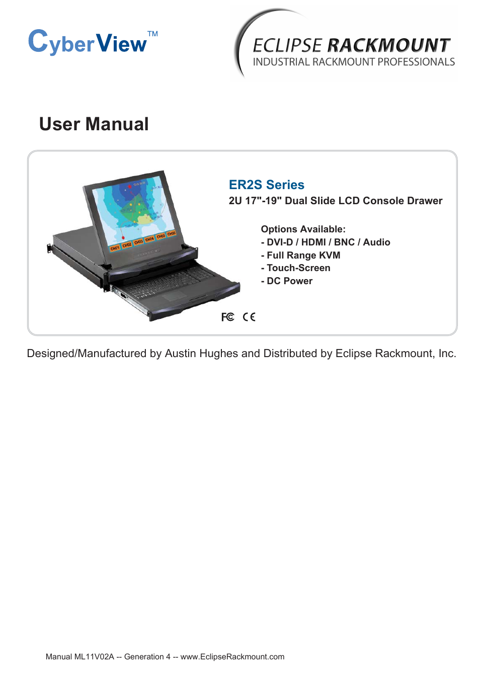 Eclipse Rackmount ER2S Series User Manual | 20 pages