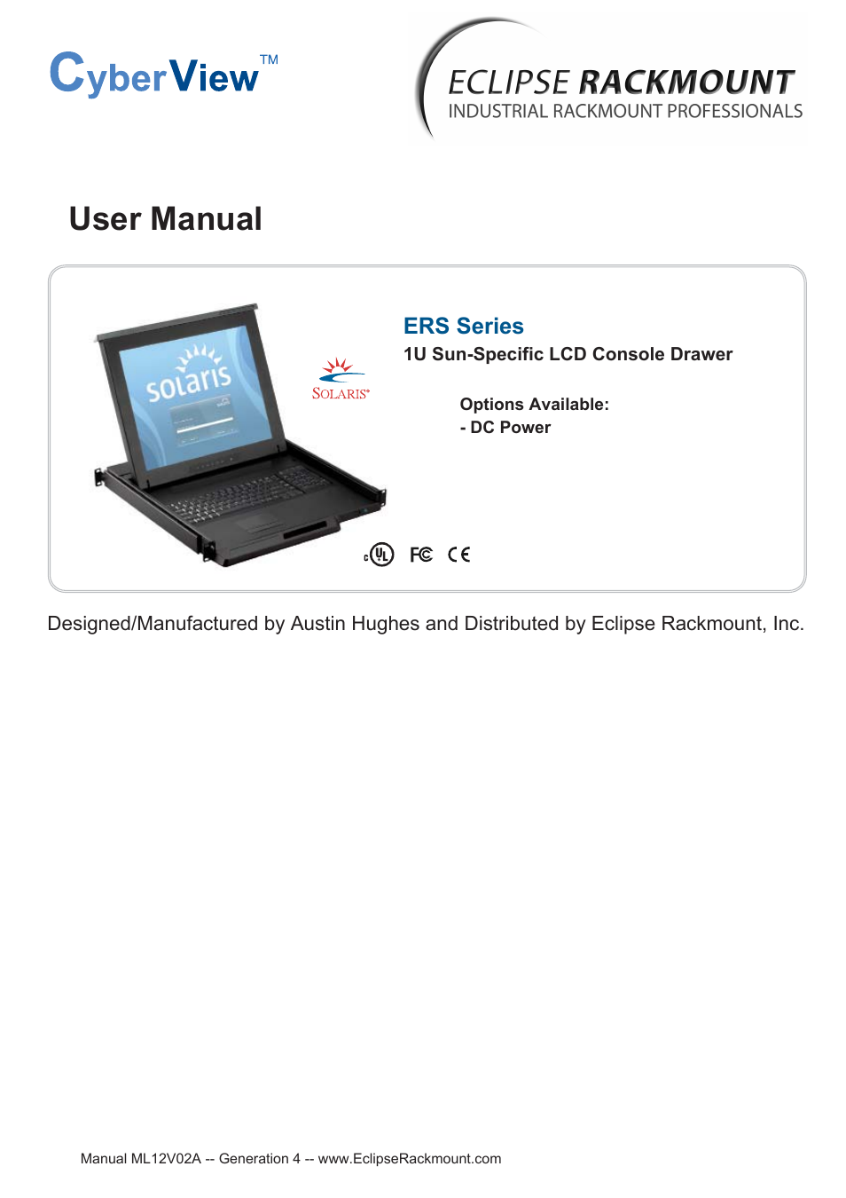 Eclipse Rackmount ERS Series User Manual | 20 pages